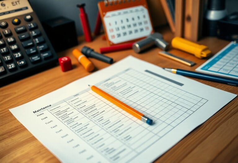 Home Maintenance Schedule Template